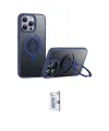 ieg™ iPhone 16 Pro Kılıf Zirve Çizgi Prime - Siyah Bilvis 0.18mm Plus Cam Ekran Koruyucu