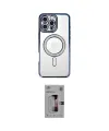 ieg™ iPhone 16 Pro Kılıf Zirve Doku Prime - Siyah Bilvis 3D Mat Cam Ekran Koruyucu