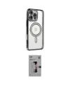 ieg™ iPhone 16 Pro Kılıf Zirve Doku Prime - Siyah Bilvis 3D Mat Cam Ekran Koruyucu