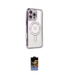 ieg™ iPhone 16 Pro Kılıf Zirve Doku Prime - Siyah Buffer Hayalet Cam Ekran Koruyucu