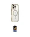 ieg™ iPhone 16 Pro Kılıf Zirve Doku Prime - Siyah Buffer Hayalet Cam Ekran Koruyucu