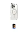 ieg™ iPhone 16 Pro Kılıf Zirve Doku Prime - Siyah Buffer Hayalet Cam Ekran Koruyucu