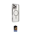 ieg™ iPhone 16 Pro Kılıf Zirve Doku Prime - Siyah Buffer Hayalet Cam Ekran Koruyucu