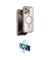 ieg™ iPhone 16 Pro Kılıf Zirve Klasik Prime - Siyah 3D Antistatik Cam Ekran Koruyucu