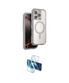 ieg™ iPhone 16 Pro Kılıf Zirve Klasik Prime - Siyah 3D Antistatik Cam Ekran Koruyucu