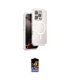 ieg™ iPhone 16 Pro Kılıf Zirve Klasik Prime - Siyah Buffer Hayalet Cam Ekran Koruyucu
