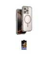 ieg™ iPhone 16 Pro Kılıf Zirve Klasik Prime - Siyah Buffer Hayalet Cam Ekran Koruyucu
