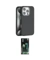 ieg™ iPhone 16 Pro Kılıf Zirve Modern Prime - Siyah 360 Mat Full Body Arka Koruyucu
