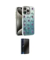 ieg™ iPhone 16 Pro Kılıf Zirve Modern Prime - Siyah 3D Antistatik Hayalet Cam Ekran Koruyucu