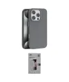 ieg™ iPhone 16 Pro Kılıf Zirve Modern Prime - Siyah Bilvis 3D Mat Cam Ekran Koruyucu