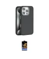 ieg™ iPhone 16 Pro Kılıf Zirve Modern Prime - Siyah Buffer Hayalet Cam Ekran Koruyucu