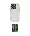 ieg™ iPhone 16 Pro Max Kılıf Ahenk Çizgi Serisi - Şeffaf 360 Full Body Arka Koruyucu