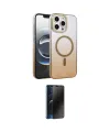 ieg™ iPhone 16 Pro Max Kılıf Ahenk Doku Özel Seri - Siyah 3D Antistatik Hayalet Cam Ekran Koruyucu