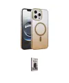 ieg™ iPhone 16 Pro Max Kılıf Ahenk Doku Özel Seri - Siyah Bilvis Hayalet Cam Ekran Koruyucu