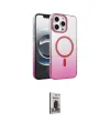 ieg™ iPhone 16 Pro Max Kılıf Ahenk Doku Özel Seri - Siyah Bilvis Hayalet Cam Ekran Koruyucu