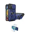 ieg™ iPhone 16 Pro Max Kılıf Ahenk Klasik - Siyah 3D Antistatik Cam Ekran Koruyucu