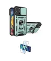 ieg™ iPhone 16 Pro Max Kılıf Ahenk Klasik - Siyah 3D Antistatik Cam Ekran Koruyucu