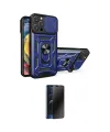 ieg™ iPhone 16 Pro Max Kılıf Ahenk Klasik - Siyah 3D Antistatik Hayalet Cam Ekran Koruyucu