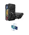 ieg™ iPhone 16 Pro Max Kılıf Ahenk Klasik - Siyah 3D Antistatik Seramik Nano Ekran Koruyucu