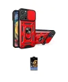 ieg™ iPhone 16 Pro Max Kılıf Ahenk Klasik - Siyah Buffer Hayalet Cam Ekran Koruyucu