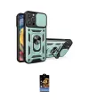 ieg™ iPhone 16 Pro Max Kılıf Ahenk Klasik - Siyah Buffer Hayalet Cam Ekran Koruyucu