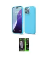 ieg™ iPhone 16 Pro Max Kılıf Ahenk Serisi - Şeffaf 360 Full Body Arka Koruyucu