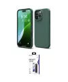 ieg™ iPhone 16 Pro Max Kılıf Ahenk Serisi - Siyah Bilvis 3X AR Hayalet Cam Ekran Koruyucu