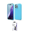ieg™ iPhone 16 Pro Max Kılıf Ahenk Serisi - Siyah Bilvis 3X AR Hayalet Cam Ekran Koruyucu