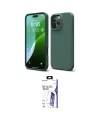 ieg™ iPhone 16 Pro Max Kılıf Ahenk Serisi - Siyah Bilvis 3X AR HD Cam Ekran Koruyucu