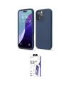 ieg™ iPhone 16 Pro Max Kılıf Ahenk Serisi - Siyah Bilvis 3X AR HD Cam Ekran Koruyucu