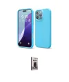 ieg™ iPhone 16 Pro Max Kılıf Ahenk Serisi - Siyah Bilvis Hayalet Cam Ekran Koruyucu