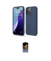 ieg™ iPhone 16 Pro Max Kılıf Ahenk Serisi - Siyah Buffer Hayalet Cam Ekran Koruyucu