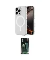 ieg™ iPhone 16 Pro Max Kılıf Ahenk Yansıma Prime - Siyah 360 Mat Full Body Arka Koruyucu
