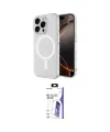 ieg™ iPhone 16 Pro Max Kılıf Ahenk Yansıma Prime - Siyah Bilvis 3X AR HD Cam Ekran Koruyucu