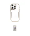 ieg™ iPhone 16 Pro Max Kılıf Akış Çizgi Koleksiyonu - Siyah Bilvis 3D Cam Ekran Koruyucu