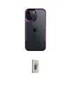 ieg™ iPhone 16 Pro Max Kılıf Akış Çizgi Koleksiyonu - Siyah Bilvis 3D Cam Ekran Koruyucu