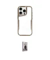 ieg™ iPhone 16 Pro Max Kılıf Akış Çizgi Koleksiyonu - Siyah Bilvis Hayalet Cam Ekran Koruyucu