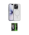 ieg™ iPhone 16 Pro Max Kılıf Atlas Asil Prime - Şeffaf 360 Full Body Arka Koruyucu