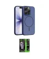 ieg™ iPhone 16 Pro Max Kılıf Atlas Asil Prime - Şeffaf 360 Full Body Arka Koruyucu