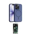 ieg™ iPhone 16 Pro Max Kılıf Atlas Asil Prime - Siyah 360 Mat Full Body Arka Koruyucu