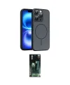 ieg™ iPhone 16 Pro Max Kılıf Atlas Asil Prime - Siyah 360 Mat Full Body Arka Koruyucu