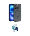 ieg™ iPhone 16 Pro Max Kılıf Atlas Asil Prime - Siyah 3D Antistatik Cam Ekran Koruyucu