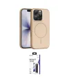 ieg™ iPhone 16 Pro Max Kılıf Atlas Asil Prime - Siyah Bilvis 3X AR Hayalet Cam Ekran Koruyucu