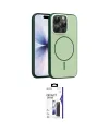 ieg™ iPhone 16 Pro Max Kılıf Atlas Asil Prime - Siyah Bilvis 3X AR Hayalet Cam Ekran Koruyucu