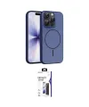 ieg™ iPhone 16 Pro Max Kılıf Atlas Asil Prime - Siyah Bilvis 3X AR Hayalet Cam Ekran Koruyucu