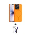 ieg™ iPhone 16 Pro Max Kılıf Atlas Asil Prime - Siyah Bilvis 3X AR Hayalet Cam Ekran Koruyucu