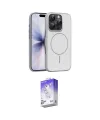 ieg™ iPhone 16 Pro Max Kılıf Atlas Asil Prime - Siyah Bilvis 5in1 3D Magic Cam Ekran Koruyucu