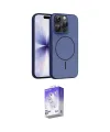 ieg™ iPhone 16 Pro Max Kılıf Atlas Asil Prime - Siyah Bilvis 5in1 3D Magic Cam Ekran Koruyucu