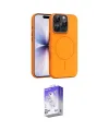 ieg™ iPhone 16 Pro Max Kılıf Atlas Asil Prime - Siyah Bilvis 5in1 3D Magic Cam Ekran Koruyucu