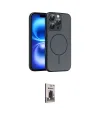 ieg™ iPhone 16 Pro Max Kılıf Atlas Asil Prime - Siyah Bilvis Hayalet Cam Ekran Koruyucu